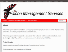 Tablet Screenshot of falconmanagementservices.com
